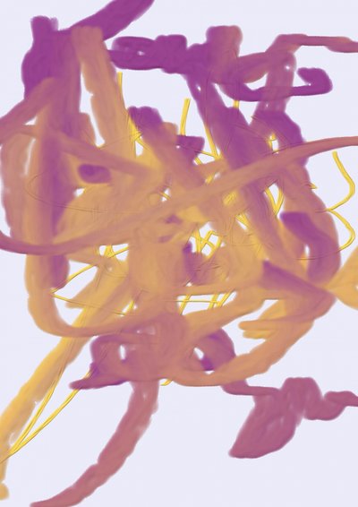 Flux abstrait et dynamique - Lembayung senja studio [Vintage Poster]