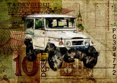 Explorateur tout-terrain vintage - Lembayung senja studio [Vintage Poster]