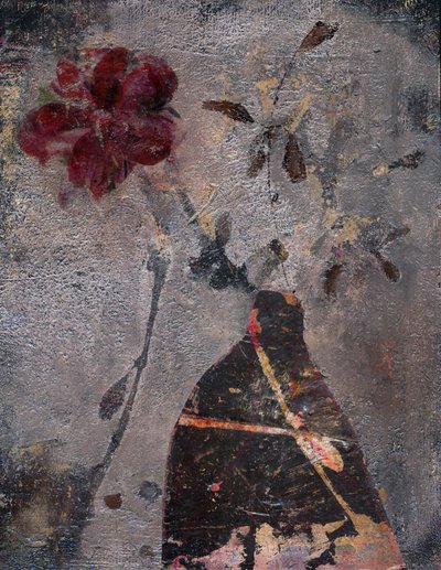 Fleurs rouges mélancoliques - Lena Ru