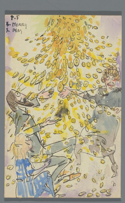 Postkarte an Jan Ponstijn - Leo Gestel