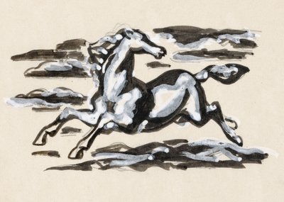 Cheval au galop - Leo Gestel