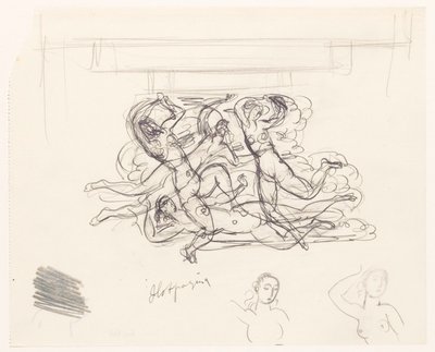 Femmes nues nageant - Leo Gestel