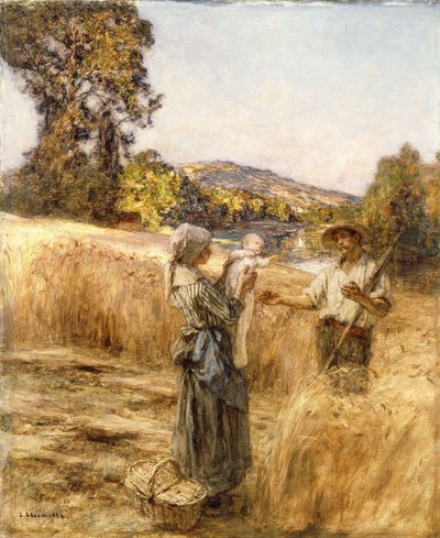 Repas du soir - Leon Augustin Lhermitte