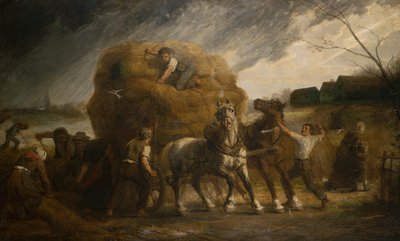 La tempête approchant - Leon Augustin Lhermitte