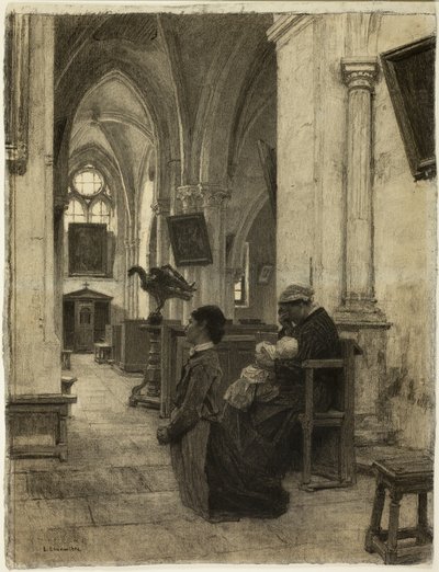 Femmes priant dans l
