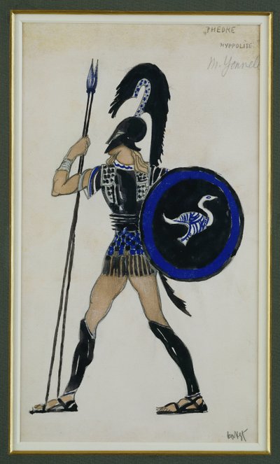 Costume pour Hippolyte de "Phèdre" - Leon Bakst