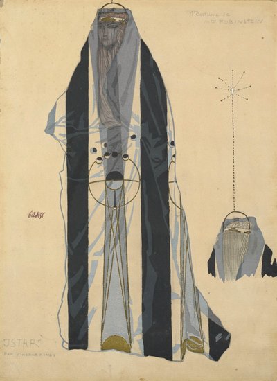 Costume pour le ballet Istar de Bohuslav Martinu - Leon Bakst
