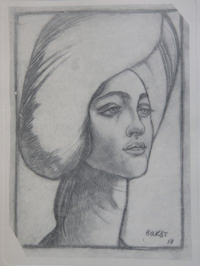 Portrait de madame T., 1918 - Leon Bakst