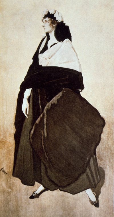 Portrait de la danseuse de ballet et mécène Ida Rubinstein, 1921 - Leon Bakst