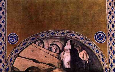 Décor pour le Martyre de Saint Sébastien, vers 1911-22 - Leon Bakst