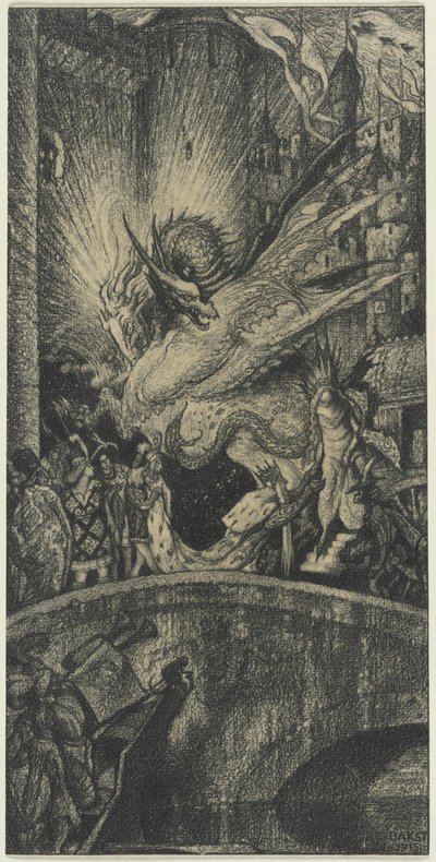 Étude pour un décor de théâtre - Leon Bakst