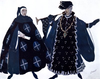 Deux hérauts, costume de ballet, 1911 - Leon Bakst