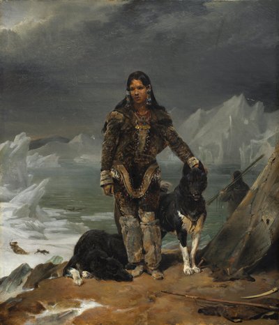 Une femme du pays des Eskimos - Léon Cogniet