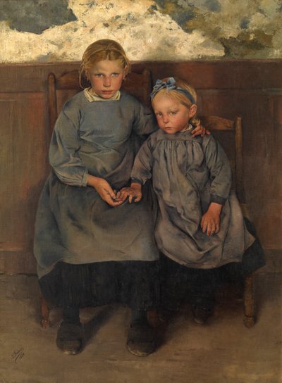 Deux filles de la campagne wallonne - Leon Henri Marie Frederic