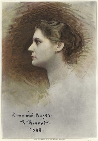 Étude pour un profil de Rose Caron - Leon Joseph Florentin Bonnat