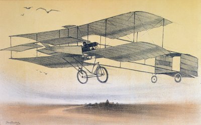 Un vol par les frères Farman avant 1914 - Leon Pousthomis