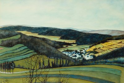 Paysage, Vue de Vressets/Sermois - Leon Spilliaert