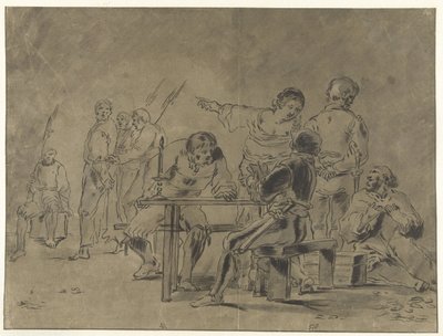 Pierre renie le Christ - Leonaert Bramer