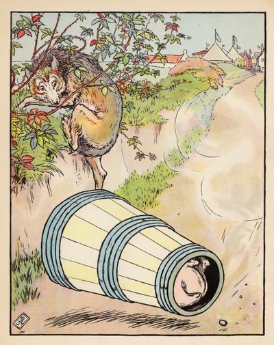 Illustration pour Les Trois Petits Cochons - Leonard Leslie Brooke