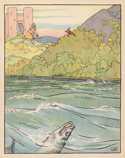 Illustration pour Le Petit Poucet - Leonard Leslie Brooke