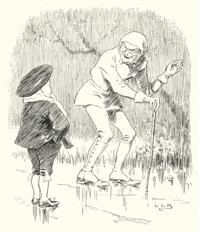 Un matin brumeux et humide, quand le temps était nuageux - Leonard Leslie Brooke