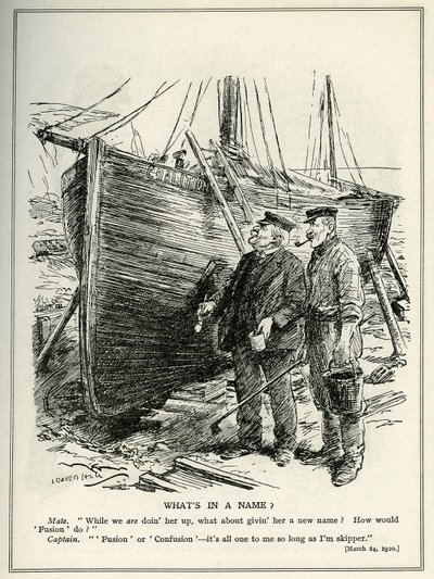 Lloyd George et le navire 