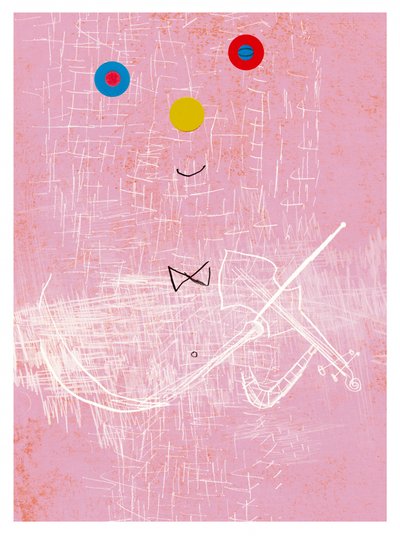 Violoniste abstrait - Leonardo Flores