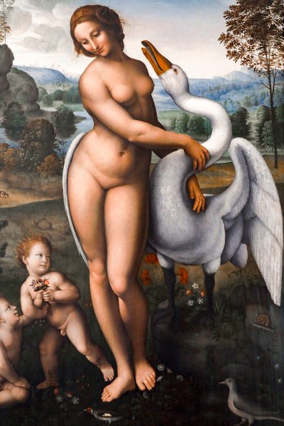 Léda et le cygne - Leonardo da (after) Vinci