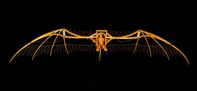 Modèle du planeur de Léonard de Vinci - Musée des Sciences et Techniques de Léonard de Vinci, à Milan - Leonardo da (after) Vinci