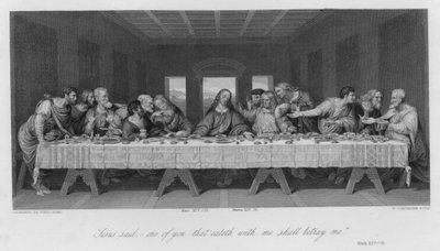 La Cène, Marc XIV - Leonardo da (after) Vinci