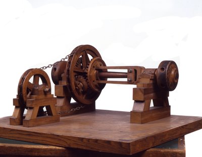 Modèle en bois d