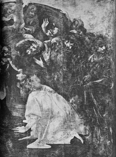 Adoration des Mages (détail) - Leonardo da Vinci