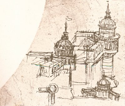 Architecture pour châteaux, vers 1472-vers 1519 1883 - Leonardo da Vinci