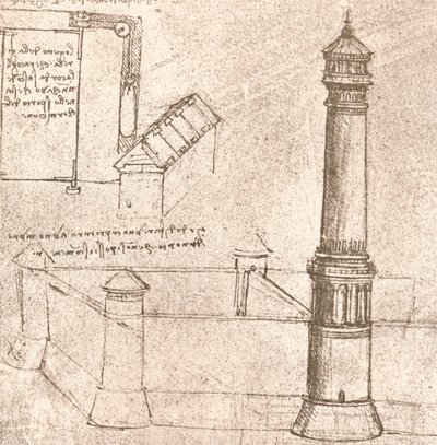 Architecture pour châteaux, vers 1472-1519, 1883 - Leonardo da Vinci