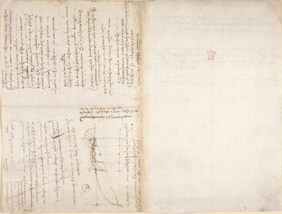 Arundel 263, f.226v, f.229 Notes et diagramme du 
