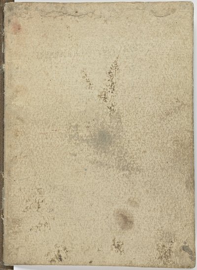 Code de vol des oiseaux, c. 1505-06, manuscrit sur papier, cc. 18, Couverture IV - Leonardo da Vinci