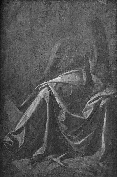 Moulage de draperie pour une figure assise, vers 1475 - Leonardo da Vinci