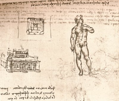 Dessin de plans pour un château, et d