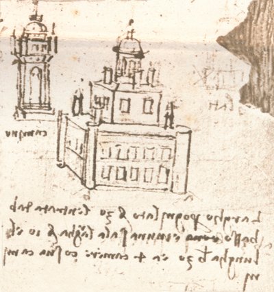 Dessins de projets pour châteaux et villas, vers 1472-1519 - Leonardo da Vinci