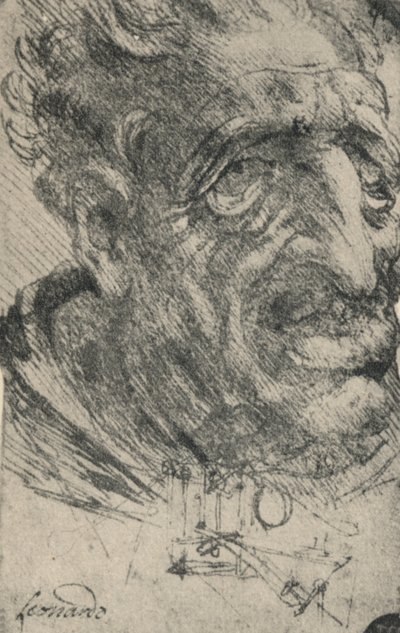 Tête grotesque d