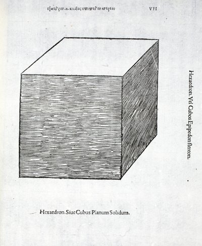 Hexaedron planum solidum, illustration de 
