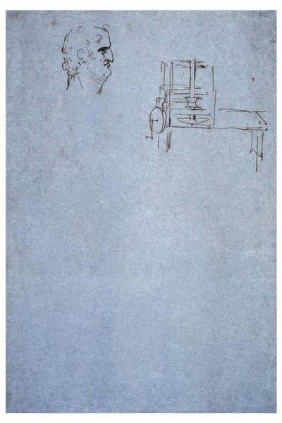 Portrait de profil masculin - Leonardo da Vinci