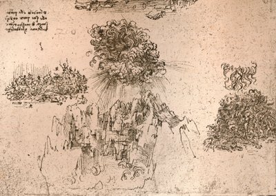 Représentation des phénomènes naturels, vers 1472-1519, 1883 - Leonardo da Vinci