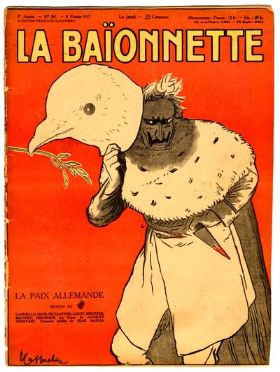 Couverture de La Baionnette, Satirique en couleurs - Leonetto Cappiello