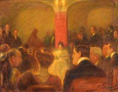 Concert de Wanda Landowska, 1907 - Leonid Osipovic Pasternak