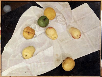 Nature morte aux pommes et citron - Leonid Terentlevich Chupyatov