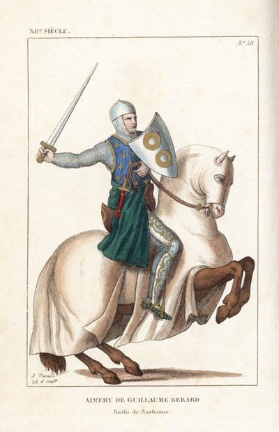 Aimery de Guillaume Bérard, chevalier français, condottiere et commandant de l