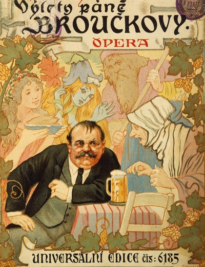 Page de titre de Vylety pane Brouckovy par Leos Janacek - Leos Janacek