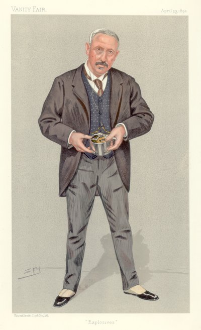 Colonel Vivian Dering Majendie, inspecteur en chef des explosifs, 1892 - Leslie Matthew Ward