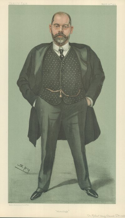 Dr Robert Henry Scanes Spicer, Rhinologie, 20 mars 1902, caricature de Vanity Fair - Leslie Matthew Ward